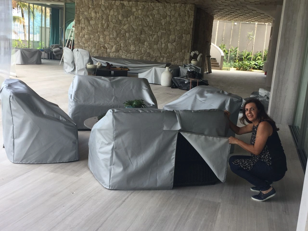 Capas para móveis de área externa